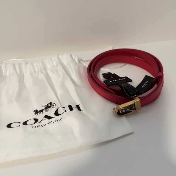 Coach Accessories - Pink Coach Belt NWT Size L